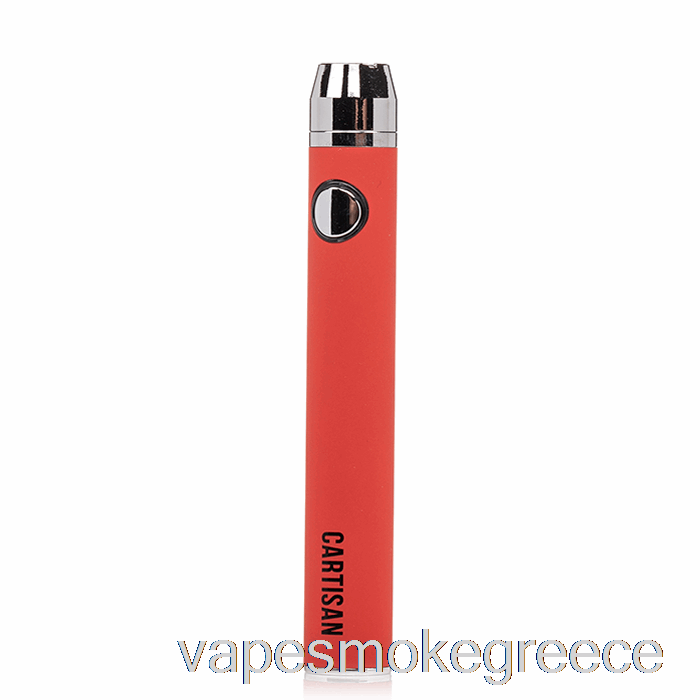 Vape Greece Cartisan Button Vv 650 510 μπαταρία κόκκινο